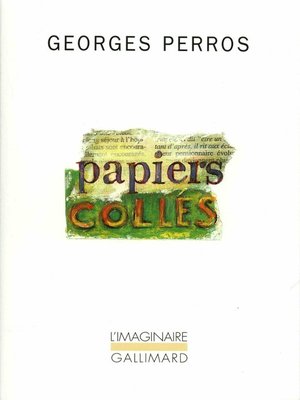 cover image of Papiers collés, Tome 3